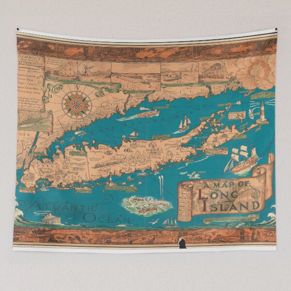 Item preview, A map of Long Island 1933 designed and sold by Maestroedems.