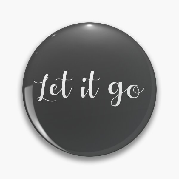 Item preview, Let It Go inspirational three word quote designed and sold by flexycreatives.