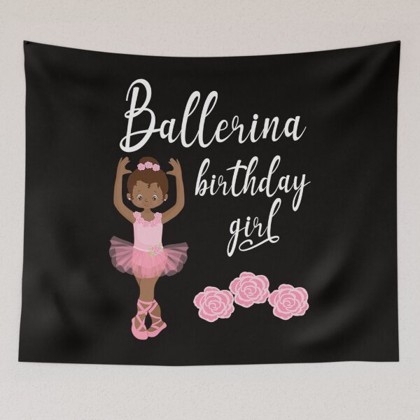 Artikelvorschau, Nettes Ballerina-Ballett-Geburtstagsgeschenk Afroamerikaner-Mädchen entworfen und verkauft von RonaldDaughtry.