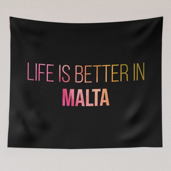 Item preview, Life is better in Malta in Watercolor designed and sold by XCIV.