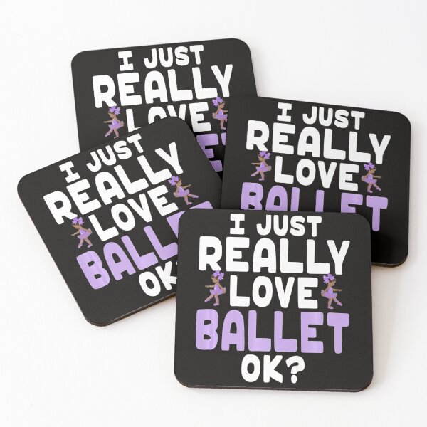 Item preview, Cute Ballet Dancer I Love Ballet OK designed and sold by RonaldDaughtry.