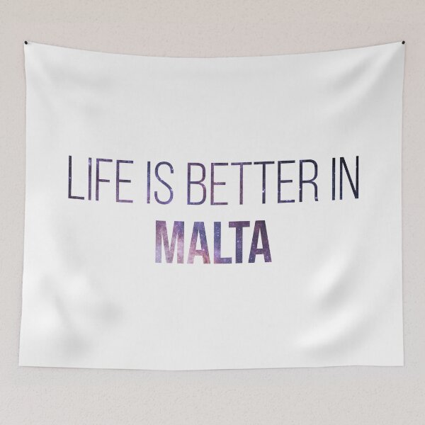 Item preview, Life is better in Malta designed and sold by XCIV.