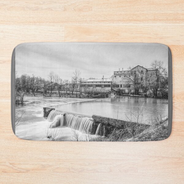 Item preview, Spring Day At Ozark Mill Grayscale designed and sold by mljdwhite.