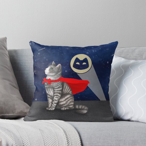 Item preview, Super Cat and the Cat Signal designed and sold by Katy Lee.