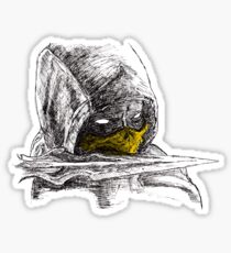 Scorpion Spear Mortal Kombat X Art Sticker
