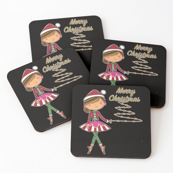 Item preview, Cute Dance Christmas Ballerina girls Ballet Dancer Apparel designed and sold by RonaldDaughtry.