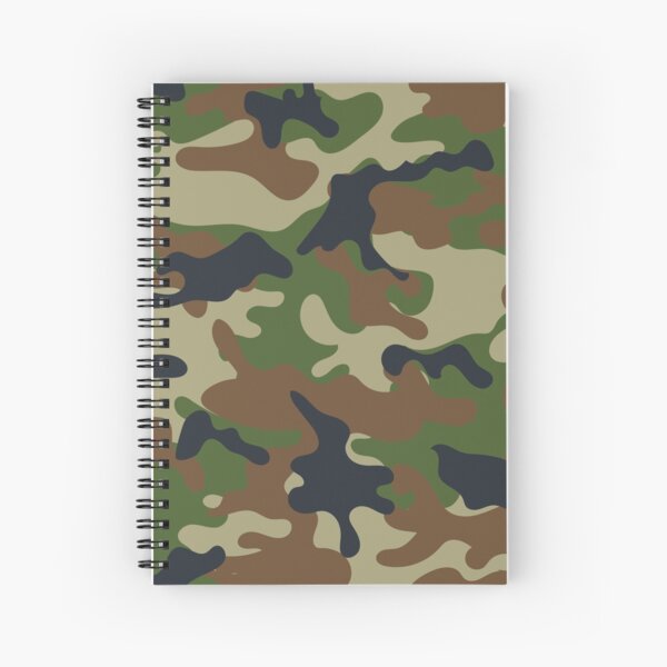 Woodland Camo Cahier à spirale