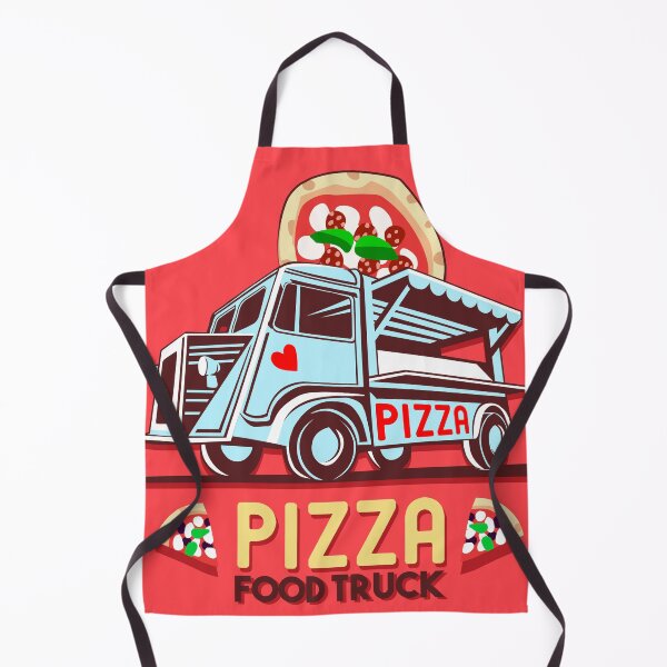 Item preview, Pizza Food Truck Logo designed and sold by aurielaki.