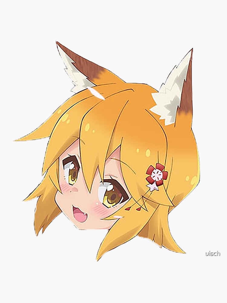 The Helpful Fox Senko San Blushing Sticker - The Helpful Fox Senko