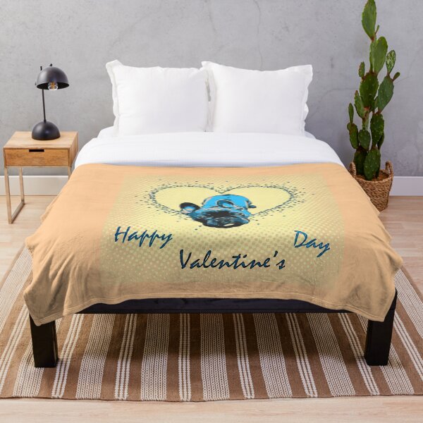Item preview, Buckó Frenchie / Dog loves You / Happy Valentine's Day 1 (pop art graphics 1) designed and sold by BuckoFrenchie.
