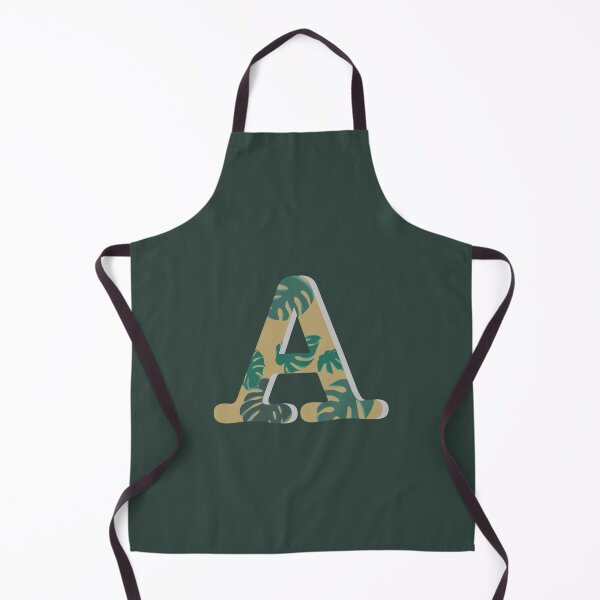 Item preview, Initial 'A' with tropical leaves designed and sold by synchro2070.