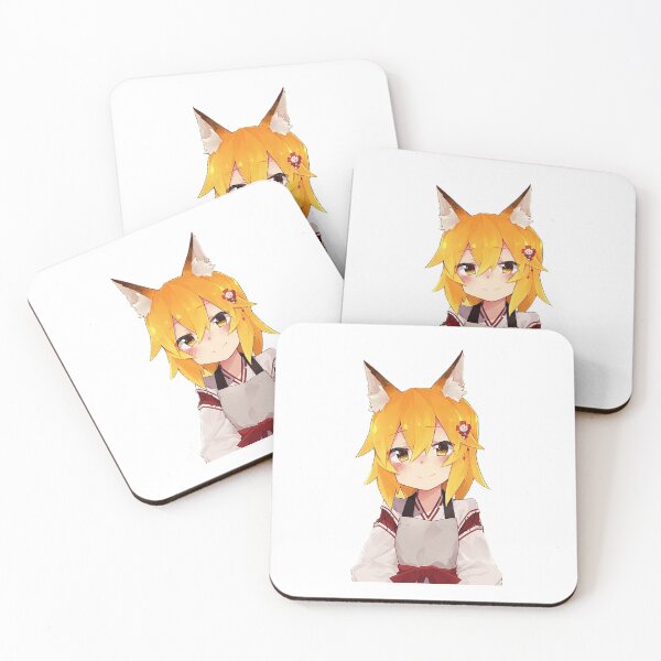 Item preview, The Helpful fox Senko San Sticker designed and sold by uisch.