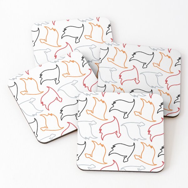Item preview, Tampa Bay Buccaneers Pattern, White Background designed and sold by brittlouise.