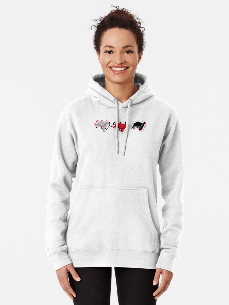 white buccaneers hoodie