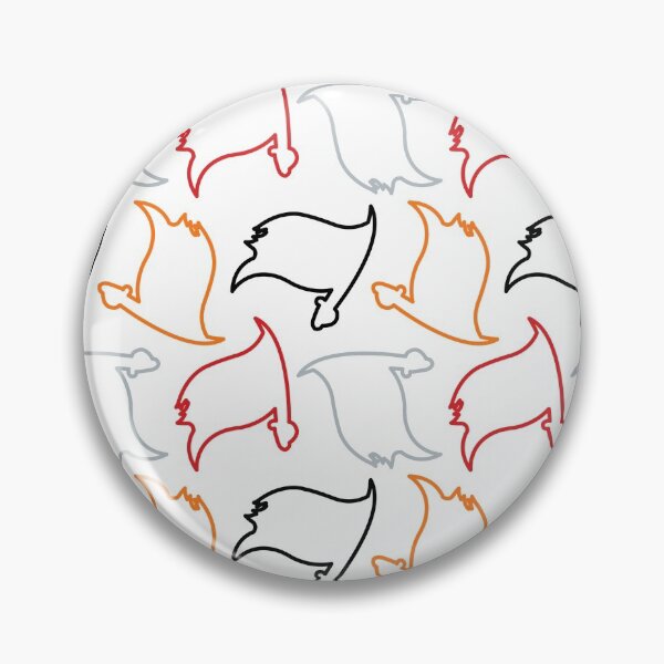 Item preview, Tampa Bay Buccaneers Pattern, White Background designed and sold by brittlouise.
