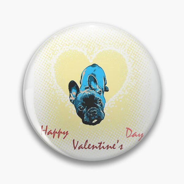 Item preview, Buckó Frenchie / Dog loves You / Happy Valentine's Day 1 (pop art graphics 3) designed and sold by BuckoFrenchie.