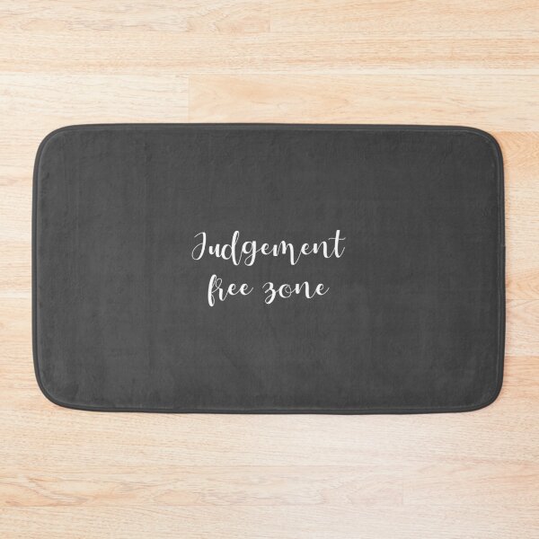 Item preview, Judgement Free Zone inspirational three word quote designed and sold by flexycreatives.