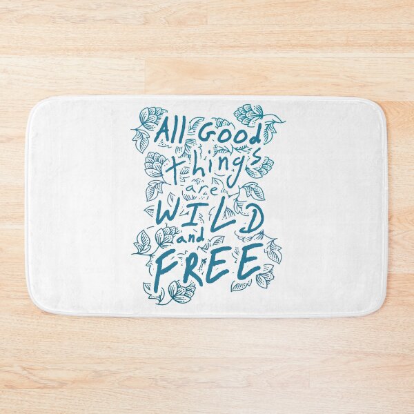 Item preview, Inspirational Cute Wild Nature Freedom Positivity Quote designed and sold by sillyquestions.