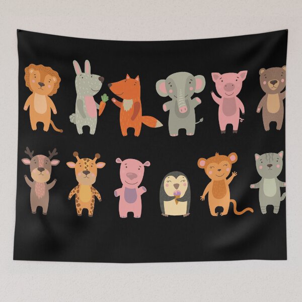 Item preview, Happy Funny Cartoon Animals Set designed and sold by MHabeeb.