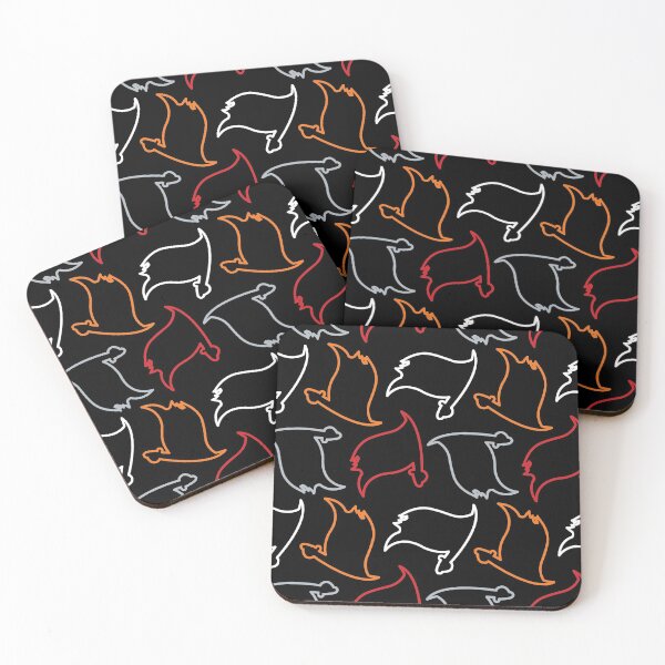 Item preview, Tampa Bay Buccaneers Pattern, Black Background designed and sold by brittlouise.