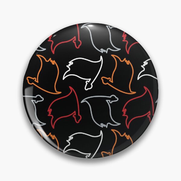 Item preview, Tampa Bay Buccaneers Pattern, Black Background designed and sold by brittlouise.