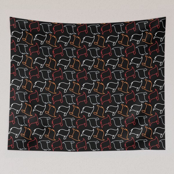 Item preview, Tampa Bay Buccaneers Pattern, Black Background designed and sold by brittlouise.