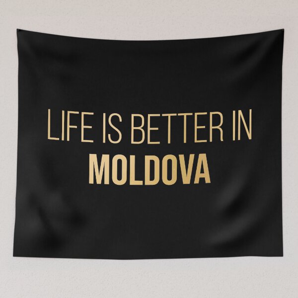 Item preview, Life is better in Moldova in Gold designed and sold by XCIV.