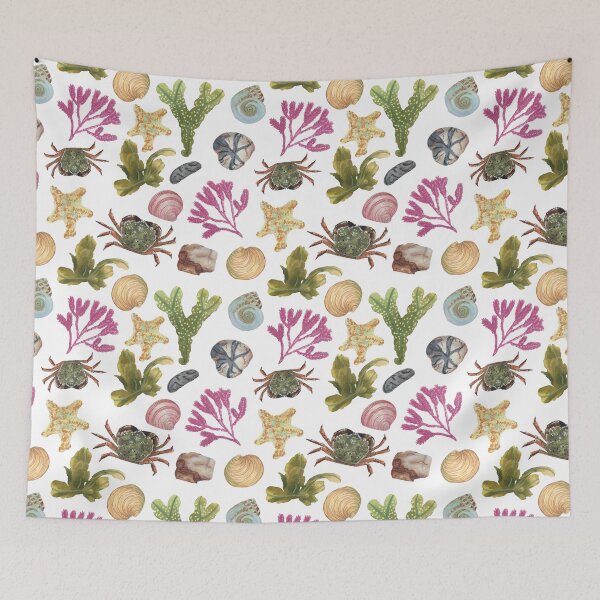 Item preview, Beach-combing Rock Pool Finds designed and sold by By Kelly Attenborough.
