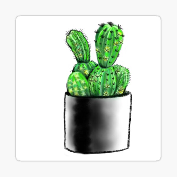 Cactus Plant Sticker