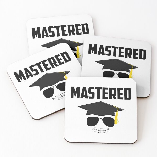 Item preview, Mastered Graduate Happy Bachelor Master Doctor Promotion designed and sold by Paulina Vanlife.