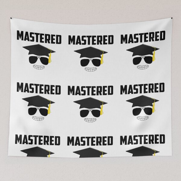 Item preview, Mastered Graduate Happy Bachelor Master Doctor Promotion designed and sold by Paulina Vanlife.