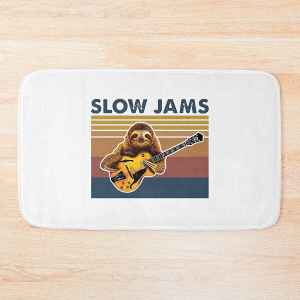 Item preview, SLOTH PLAYING GUITAR SLOW JAMS VINTAGE designed and sold by Emanuel48473.