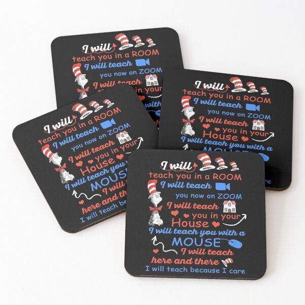 Item preview, I Will Teach In A Room I Will Teach You Now On Zoom I Will Teach You In Your House I Will Teach You With A Mouse I Will Teach Here And There I Will Teach Because I Care designed and sold by cartbool.