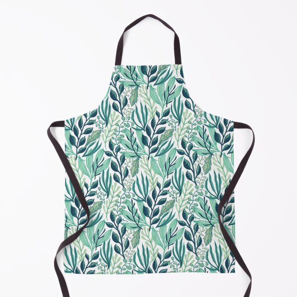 Item preview, cool green plants pattern  designed and sold by softlycarol.