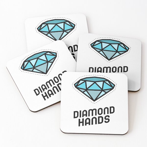 Item preview, Diamond Hands | Wall Street Bets GameStop Hold It To The Moon  designed and sold by Halla-Merch.