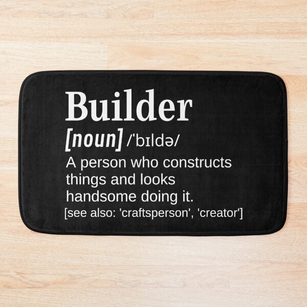 Item preview, Handsome Builder Funny Definition Gift for Builders, Bricklayers and DIY Enthusiasts designed and sold by DefinitionX.