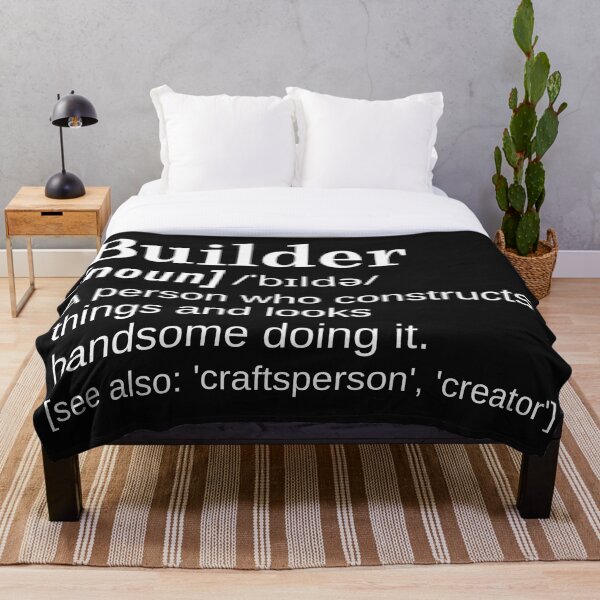Item preview, Handsome Builder Funny Definition Gift for Builders, Bricklayers and DIY Enthusiasts designed and sold by DefinitionX.