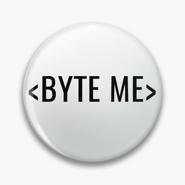 Item preview, BYTE ME Code Design designed and sold by HighBrowDesigns.