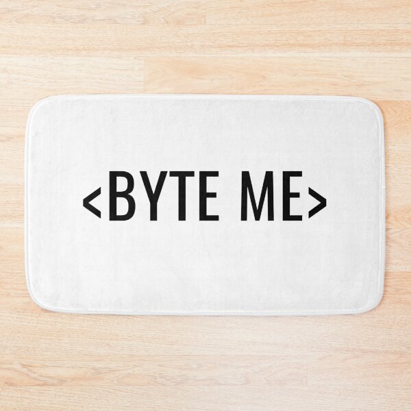 Item preview, BYTE ME Code Design designed and sold by HighBrowDesigns.