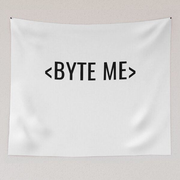 Item preview, BYTE ME Code Design designed and sold by HighBrowDesigns.