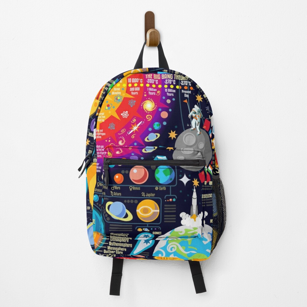 Disover Space Universe Infographics Big Bang | Backpack