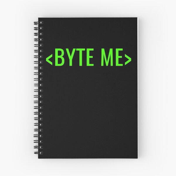 Item preview, BYTE ME Lime Green Code designed and sold by HighBrowDesigns.
