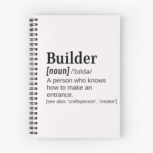 Item preview, Builder Funny Definition Knows How to Make and Entrance designed and sold by DefinitionX.