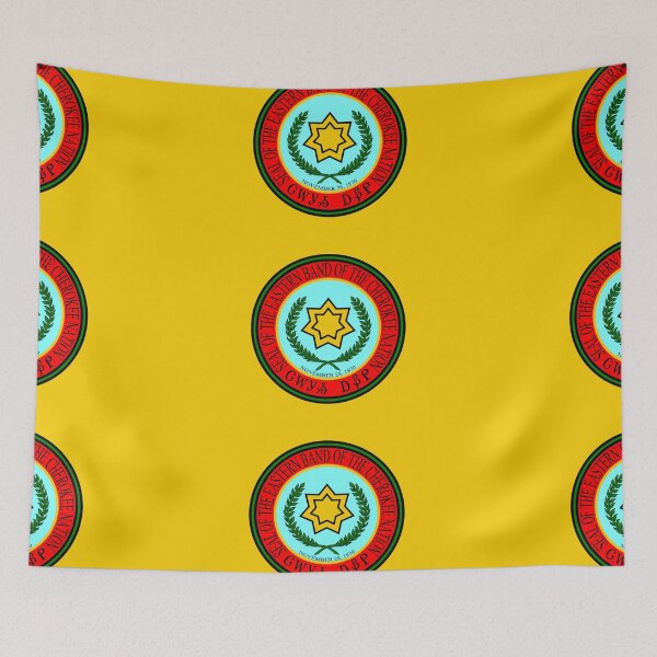 Item preview, Flag of the Eastern Band of the Cherokee Nation   designed and sold by RBEnt.