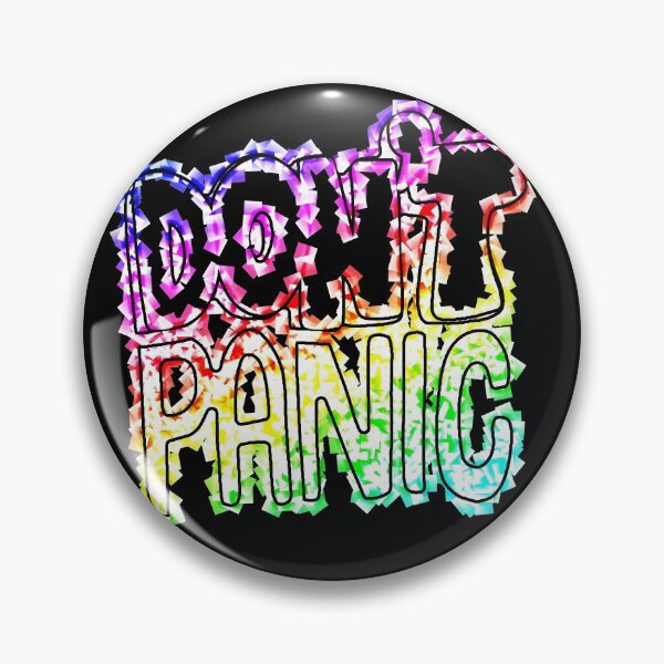 Item preview, don´t panic white designed and sold by frankuffmann.