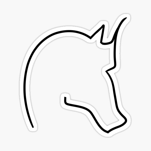 Item preview, Black Horsehead designed and sold by VazMasDesign.