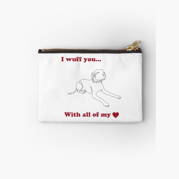 Item preview, I Wuff You With All Of My Heart designed and sold by FunkyTowns.