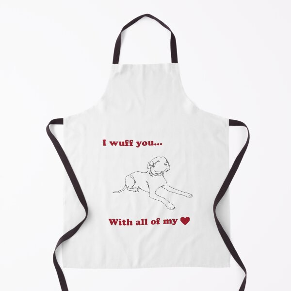 Item preview, I Wuff You With All Of My Heart designed and sold by FunkyTowns.