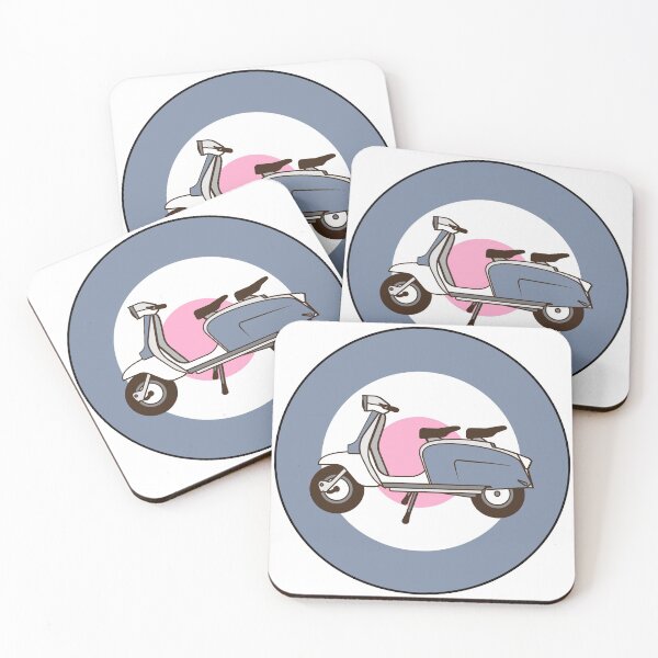 Item preview, Lambretta target in pink and grey designed and sold by AceHamster.