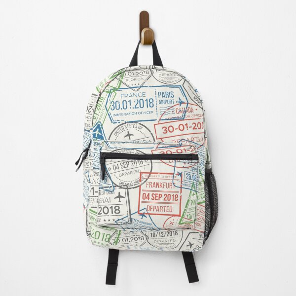 Item preview, vintage passport stamps pattern designed and sold by Phoca Mobil.